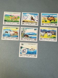 Stamps Mongolia Scott #1300-6 nh