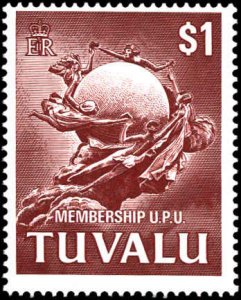 Tuvalu #164-165, Complete Set(2), 1981, UPU, Never Hinged