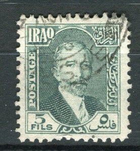 IRAQ; 1932 early King Faisal issue fine used 5f. value