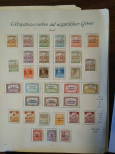 collection on pages Hungary DV: 1N1-1NP1 mint complete CV $900