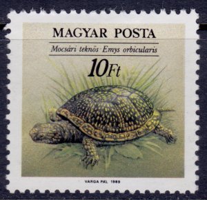 Hungary, 1989, Nature Conservation - Reptiles, 10ft, used**