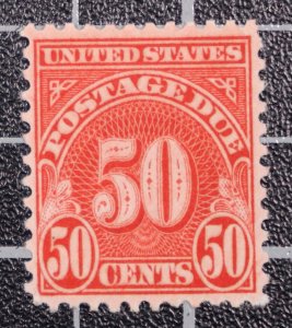 Scott J86 - 50 Cents Postage Due - OG MH - Nice Stamp - SCV - $12.50