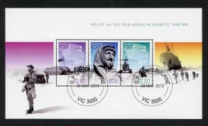 AAT SGMS217 2012 Phillip Law Anniversary Miniature Sheet Fine Used 