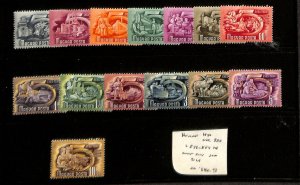 Hungary, Postage Stamp, #871-884 Mint NH, 1950 Industry Agriculture