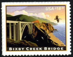 SC# 4439 - ($18.30) - American Landmarks: Bixby Creek Bridge - MNH - Single