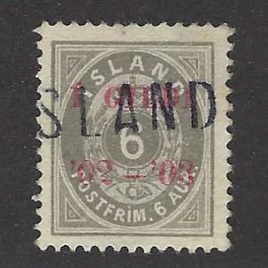 Iceland  SC#46 Used VF...Very Nice!