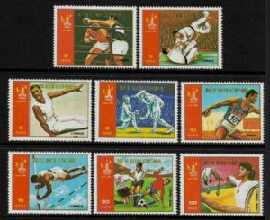 Equatorial Guinea MNH 7829-36 Moscow Olympics 1980