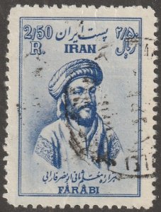 Persia, stamp, Scott#948, used, hinged,  Farabi