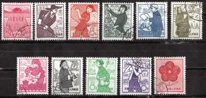 China (PRC) Scott # 426-437 - Used (Short Set)