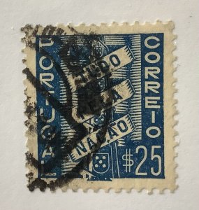 Portugal 1935-41 Scott 566 used - 25c, All for the Nation, Todo pela Naçaõ