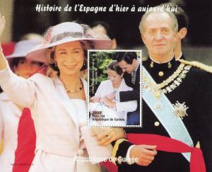 Guinea 1998 MNH Duke & Duchess of Lugo King Juan Carlos 1v M/S Royalty Stamps