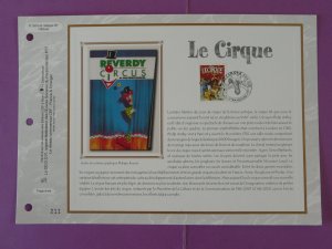 circus Europa Cept 2002 FDC folder CEF 1587-2002