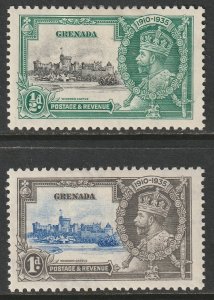 Grenada 1935 Sc 124-25 MH