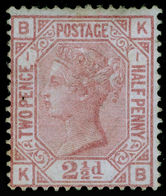 SG139, 2½d rosy mauve plate 1, VLH MINT. Cat £675. WMK ANCHOR. KB 