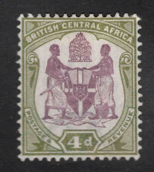 British Central Africa Scott 47 MH* stamp