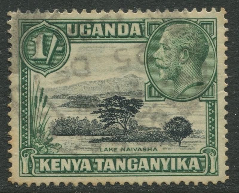 Kenya & Uganda - Scott 54 - KGV Definitive -1935 - Used - Single 1/- Stamp