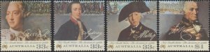 Australia 1986 Sc#988-991 Bicentennial Set of 4 MNH-VF.