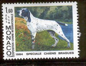 MONACO 1431 MINT HINGED DOG SHOW