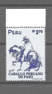 PERU PASO HORSES ASSOCIATION OF BREEDERS AND OWNERS OF PASO HORSES  MINT NH