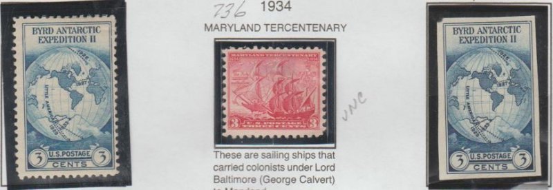 U.S. Scott #733//771 Stamps - Mint Set