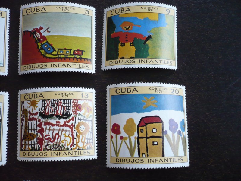 Stamps - Cuba - Scott# 1633-1639 - Mint Hinged Set of 7 Stamps