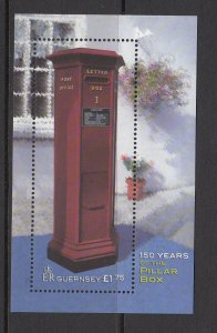 Guernsey 2002 Pillar Box Miniature Sheet mint NHM