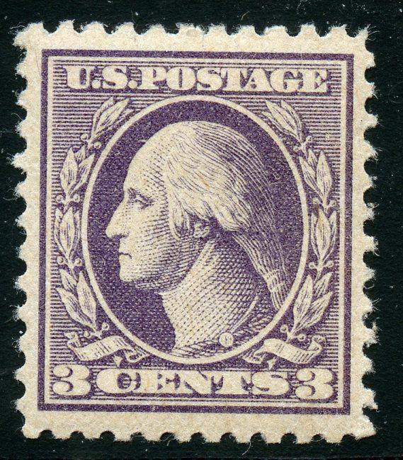 UNITED STATES 3c  WASHINGTON SCOTT #464  MINT NH XF