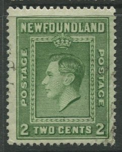 STAMP STATION PERTH Newfoundland #245 KGVI Definitive 1938 Used - CV$