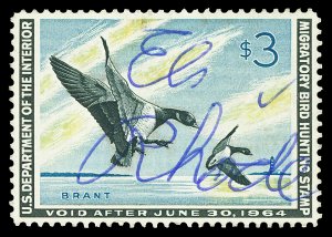 Scott RW30 $3.00 Duck Hunting Signed VF Cat $12.50