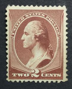 MOMEN: US #210 MINT OG NH $130 #22602