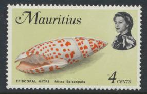 Mauritius SG 384 Scott #341  Marine Life 1969  MNH see details 