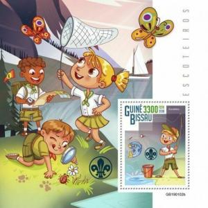 Z08 GB190202b GUINEA-BISSAU 2019 Scouts MNH ** Postfrisch