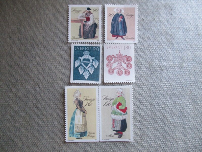 Sweden, Scott#1304-1309, MNH