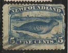 Newfoundland Scott #54 Stamp - Used Single