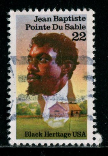 2249 US 22c Jean Baptiste Pointe Du Sable, used