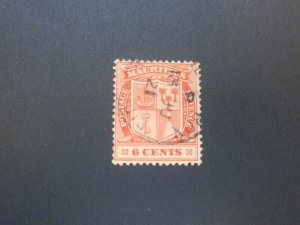 Mauritius 1910 Sc 142 FU