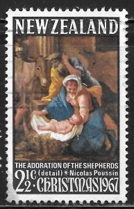 New Zealand #405 2 1/2p Christmas - Adoration of the Shepherds