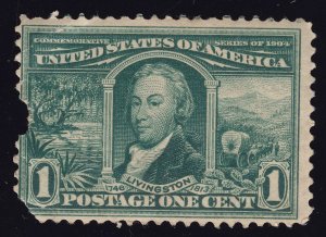 US Scott 323 Mint OG (Damage on left side, low price) Lot AD0011 bhmstamps