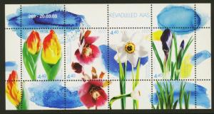 Estonia Sc# 455 MNH Spring Flowers (S/S)