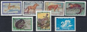 Russia 2213-19 MLH 1959-60 Animals (102)(ad3157)