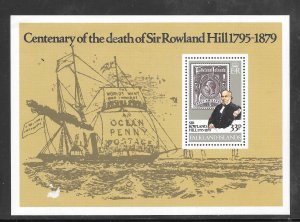 Falkland Island #294 MNH Roland Hill Souvenir Sheet