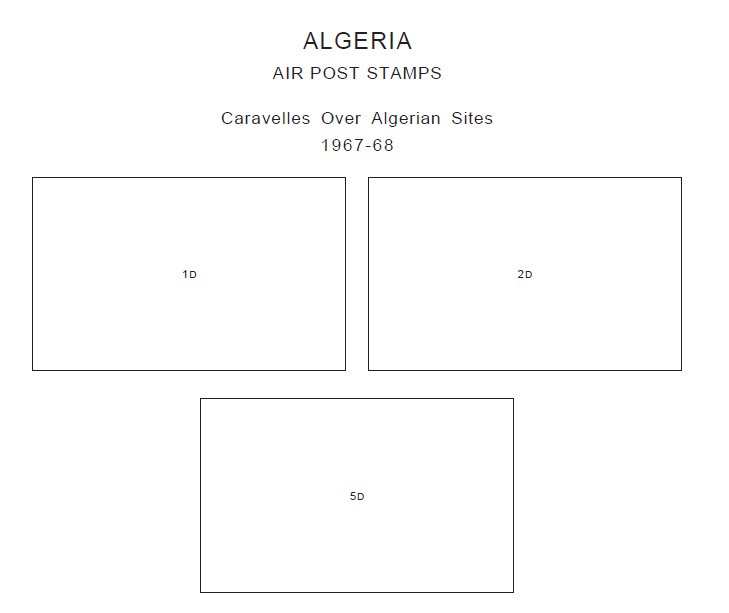 ALGERIA STAMP ALBUM PAGES 1924-2011 (165 PDF digital pages)