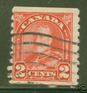 CANADA Scott 181 Used Coil Stamp CV $2.25