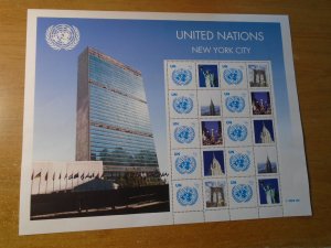 United Nations  New York  #  959   MNH   Complete Sheet