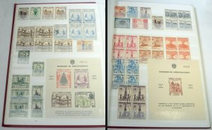 COLOMBIA Airmail Postage Latin America Stamps Block Sheet Collection Album