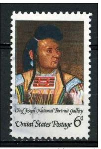 USA 1968 - Scott 1364 used - 6c, Chief Joseph 