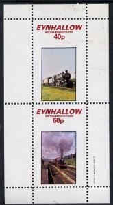 Eynhallow 1982 Steam Locos #10 perf  set of 2 values (40p...