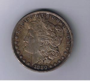 1880 Morgan Silver Dollar
