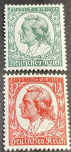 GERMANY # 446-447--MINT/HINGED--COMPLETE SET--1934