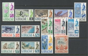 Gibraltar QEII 1960 set unmounted mint NH